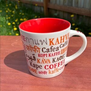 Starbucks Orange and Brown Mug for Dining